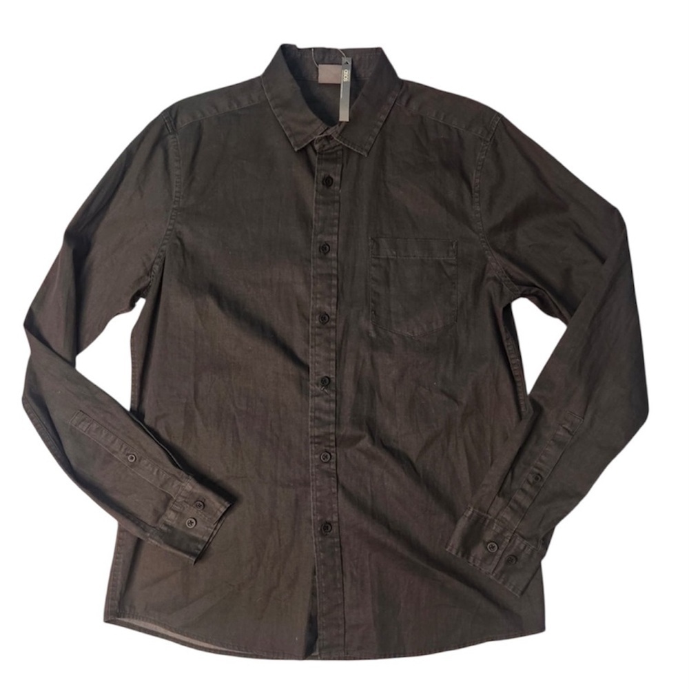 Black Button-Up Shirt asos Sz medium